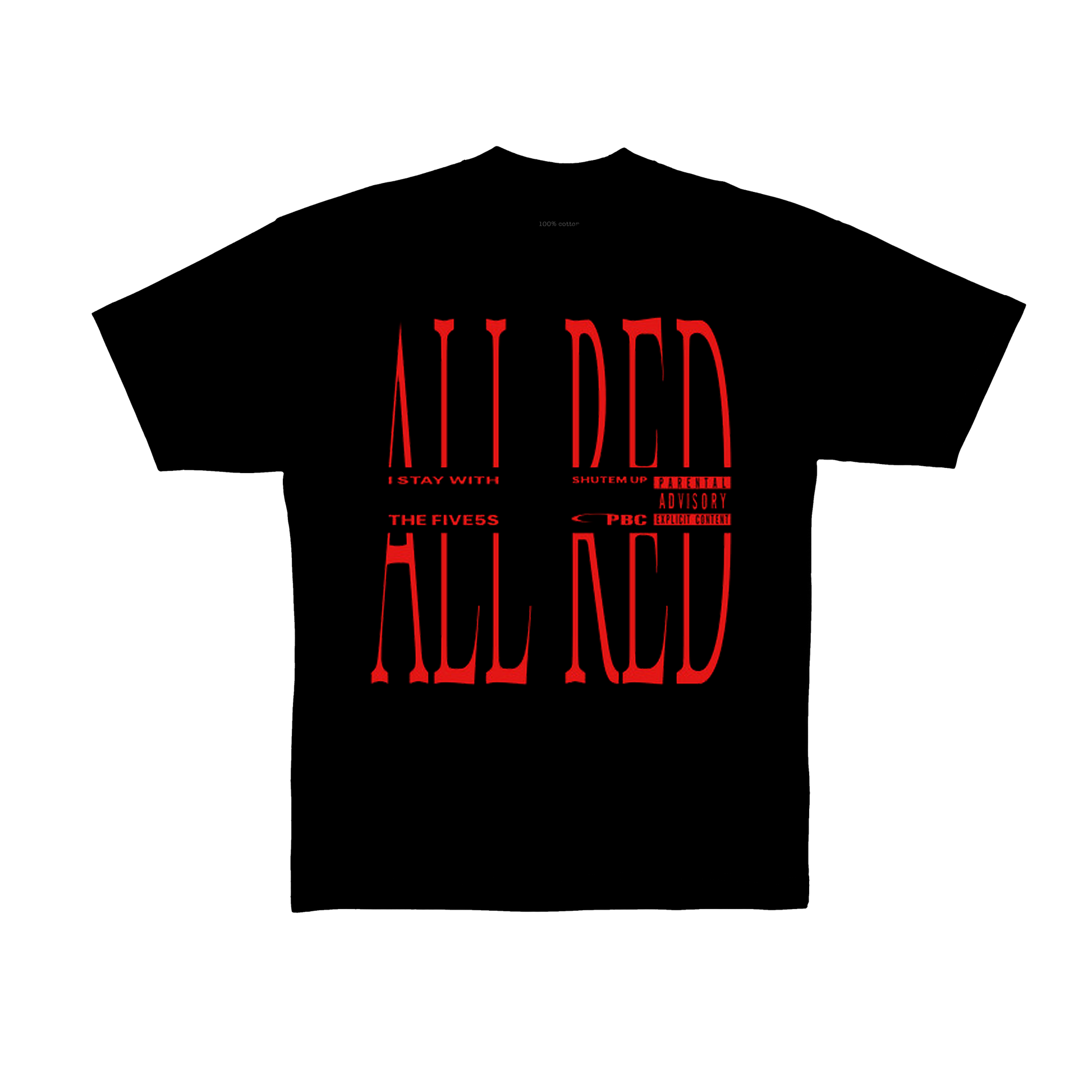 ALL RED TEE